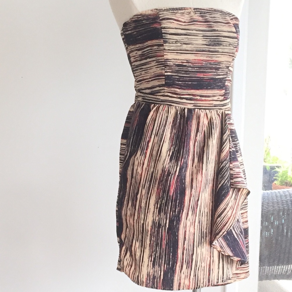 VOLCOM S DRESS SKETCHED OUT TUBE DRESS WRAP AROUND - Picture 1 of 5